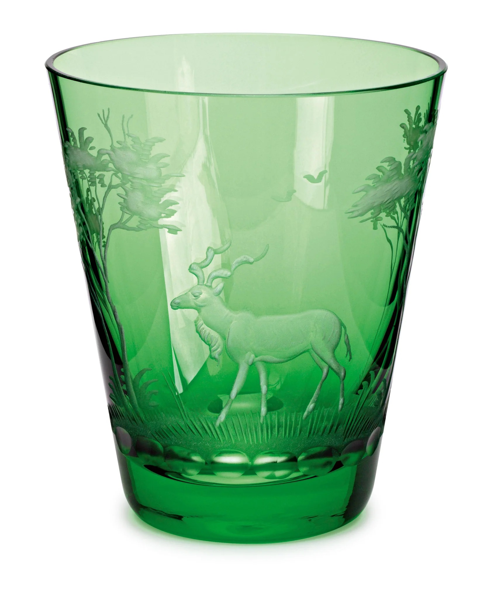 Klimandscharo 107 Mm Geyik Desenli Zümrüt Yeşili Bardak